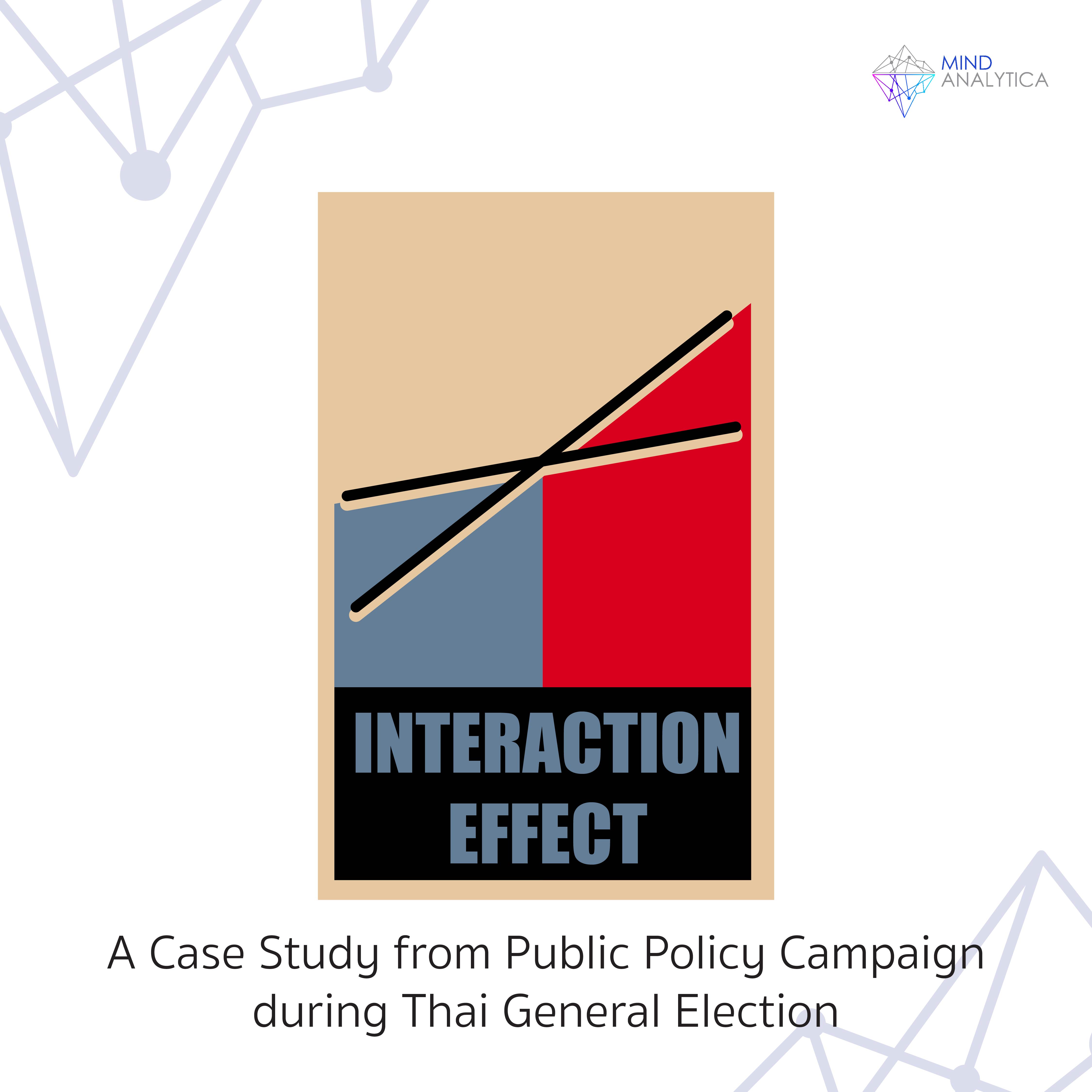 Interaction Effects: A Case Study from Public Policy Campaign during Thai General Election